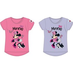 CAMISETAS SURT. 2 DISEÑOS 3-8 AÑOS MINNIE MOUSE "ME TIME"