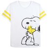 CAMISETA CORTA SINGLE JERSEY PUNTO SNOOPY WHITE