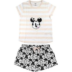 PIJAMA CORTO SINGLE JERSEY MINNIE BLANCO