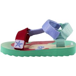 SANDALIAS CASUAL VELCRO PRINCESS LA SIRENITA TURQUOISE