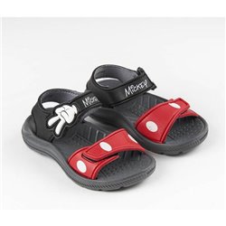 SANDALIAS PLAYA ESTAMPADO MICKEY BLACK