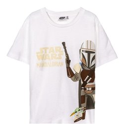 CAMISETA CORTA SINGLE JERSEY THE MANDALORIAN BROWN