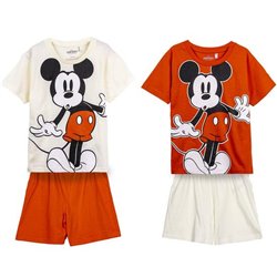 PIJAMA CORTO MICKEY BEIGE