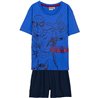 PIJAMA CORTO SINGLE JERSEY SPIDERMAN BLUE