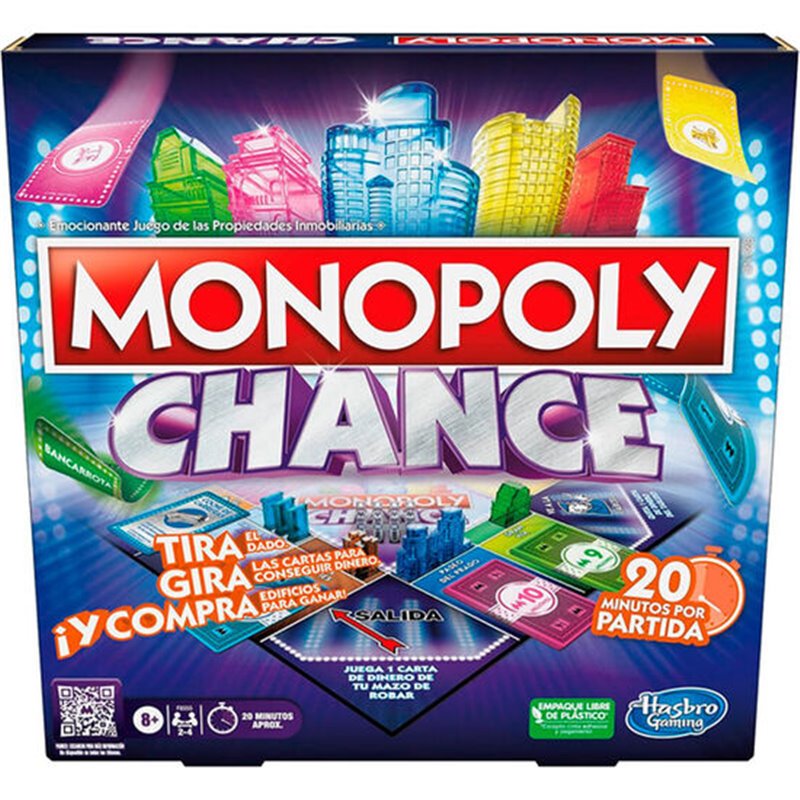 JUEGO MESA MONOPOLY CHANCE ESPAÑOL