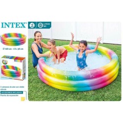 PISCINA HINCHABLE 3 TUBOS 168X38CM