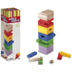 JUEGO MADERA BLOCK & BLOCK COLORES