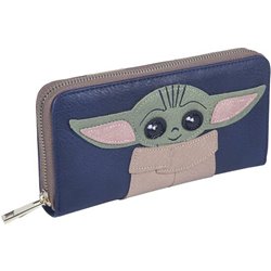 CARTERA TARJETERO THE MANDALORIAN - AZUL 