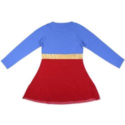 VESTIDO SINGLE JERSEY TUTU SUPERMAN RED