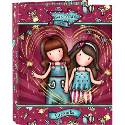 CARPETA FOLIO 4 ANI.MIXTAS GORJUSS™ FAIRGROUND "FIREWORKS"