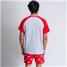 PIJAMA CORTO SINGLE JERSEY PUNTO MICKEY RED