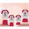 PIJAMA CORTO SINGLE JERSEY PUNTO MICKEY RED