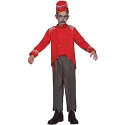 DISFRAZ INFANTIL CONSERJE ZOMBIE (GORRO, CHAQUETA Y PANTALÓN) TALLA 5-6 AÑOS