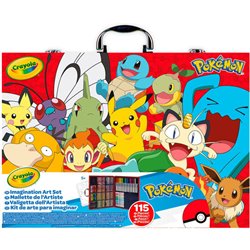 MALETIN ARTISTA POKEMON CRAYOLA - Teknashop Ltd