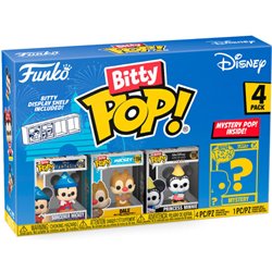 BLISTER 4 FIGURAS BITTY POP DISNEY SORCERER MICKEY - Teknashop Ltd