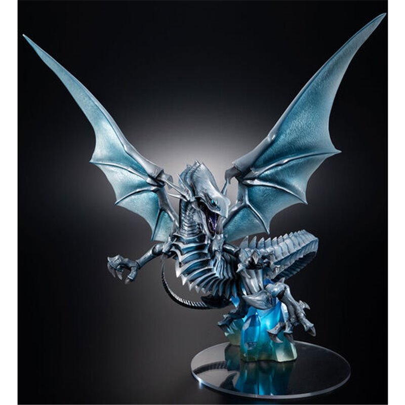 FIGURA BLUE EYES WHITE DRAGON DUEL MONSTERS ART WORKS HOLOGRAPHIC EDITION YU-GI-OH!