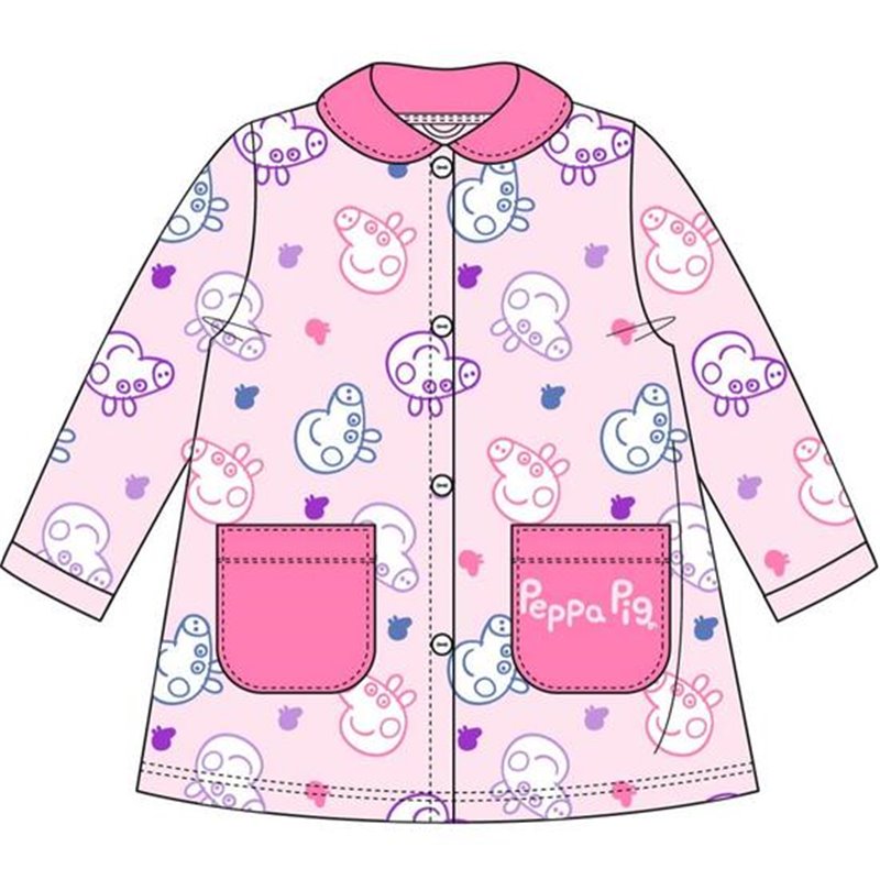 BATÍN CORAL FLEECE PEPPA PIG PINK - Teknashop Ltd