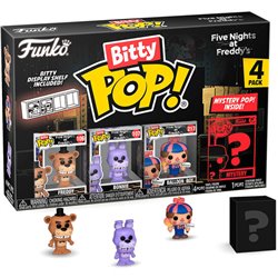 BLISTER 4 FIGURAS BITTY POP FIVE NIGHTS AT FREDDYS FREDDY - Teknashop Ltd