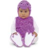 DISFRAZ BEBÉ PATITO PELUCHE LILA (VESTIDO, GORRO, COLA Y PATUCOS) TALLA 12-24 MESES - Teknashop Ltd