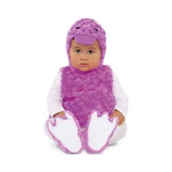 DISFRAZ BEBÉ PATITO PELUCHE LILA (VESTIDO, GORRO, COLA Y PATUCOS) TALLA 12-24 MESES - Teknashop Ltd