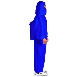 DISFRAZ AMONG US IMPOSTOR BLUE ML (ESCAFANDRA Y TRAJE CON CREMALLERA Y BOLSILLOS) - Teknashop Ltd