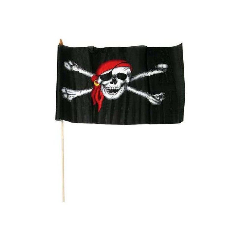 BANDERA PIRATA PEQUEÑA 46 X 32 CM - Teknashop Ltd