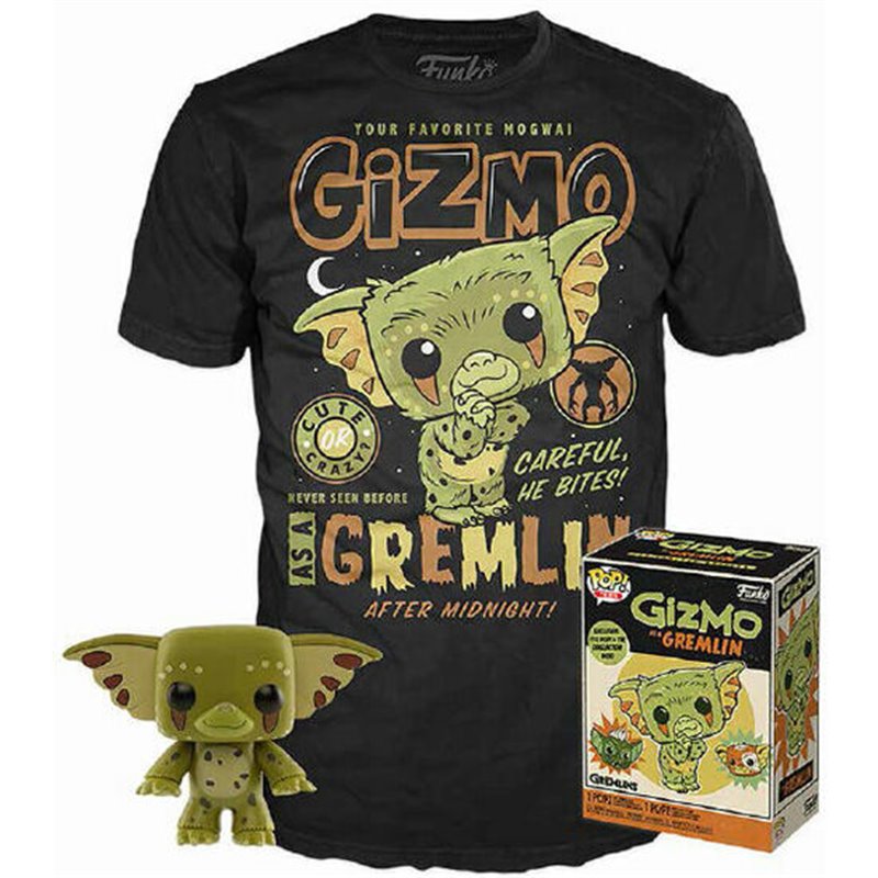 SET FIGURA POP & TEE GREMLINS GIZMO EXCLUSIVE - Teknashop Ltd