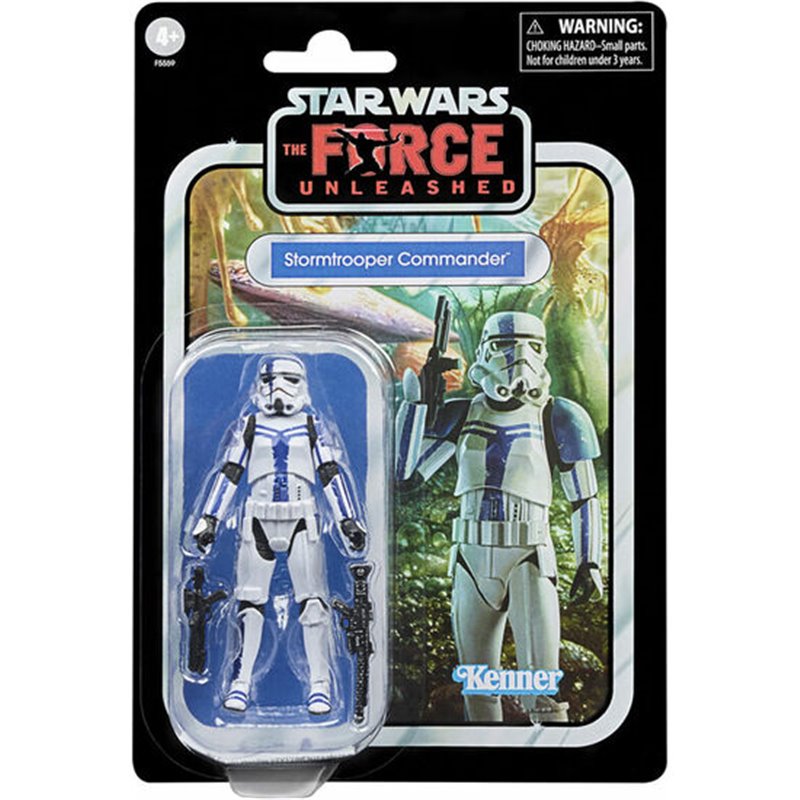 FIGURA STORMTROOPER COMMANDER THE FORCE UNLEASHED STAR WARS 9,5CM - Teknashop Ltd