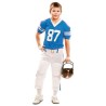 DISFRAZ JUGADOR RUGBY AZUL TALLA 3-4 AÑOS - Teknashop Ltd