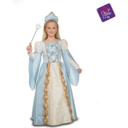 DISFRAZ REINA AZUL TALLA 5-6 Y - Teknashop Ltd