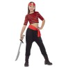 DISFRAZ PIRATA PAÑUELO, TOP, FAJÍN Y PANTALONES TALLA 10-12 Y - Teknashop Ltd