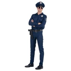 DISFRAZ ADULTO POLICÍA TALLA L - Teknashop Ltd