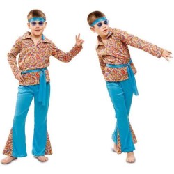 DISFRAZ INANTIL PSYCHEDELIC HIPPIE TALLA 7-9 AÑOS - Teknashop Ltd