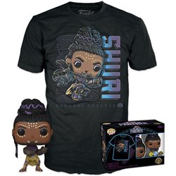 SET FIGURA POP & TEE MARVEL BLACK PANTHER SHURY EXCLUSIVE - Teknashop Ltd