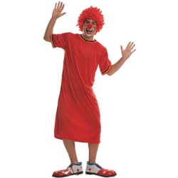 DISFRAZ PAYASO ROJO TALLA M-L - MODELOS SURTIDOS - Teknashop Ltd