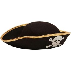 SOMBRERO PIRATA NIÑO 56 CM - Teknashop Ltd