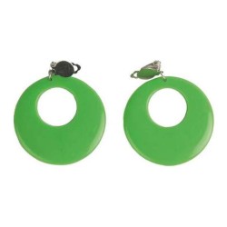 2 PENDIENTES FLAMENCA VERDE 4,5 CM - Teknashop Ltd