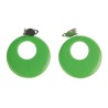 2 PENDIENTES FLAMENCA VERDE 4,5 CM - Teknashop Ltd