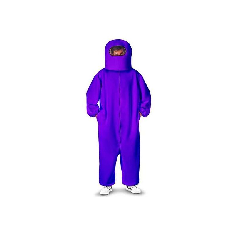 DISFRAZ AMONG US IMPOSTOR PURPLE XL (ESCAFANDRA Y TRAJE CON CREMALLERA Y BOLSILLOS) - Teknashop Ltd