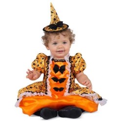 DISFRAZ BRUJA DE VERSALLES NARANJA TALLA 7-12 MESES - Teknashop Ltd