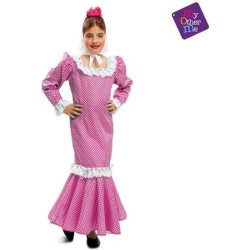 DISFRAZ MADRILEÑA ROSA NIÑA TALLA 5-6 AÑOS - Teknashop Ltd