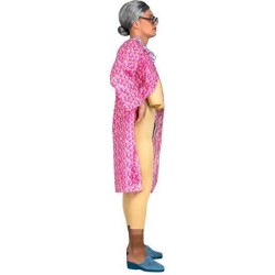 DISFRAZ ADULTO ABUELA EXHIBICIONISTA TALLA M-L - Teknashop Ltd