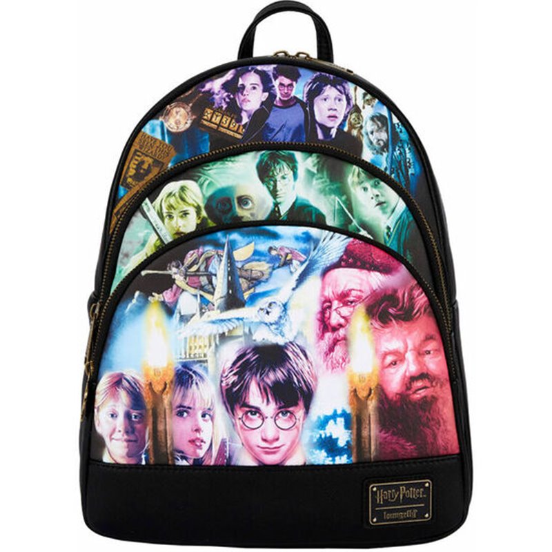 MOCHILA TRILOGIA HARRY POTTER LOUNGEFLY 34CM - Teknashop Ltd