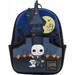 MOCHILA JACK SKELLINGTON PESADILLA ANTES DE NAVIDAD DISNEY LOUNGEFLY 30CM - Teknashop Ltd