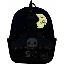 MOCHILA JACK SKELLINGTON PESADILLA ANTES DE NAVIDAD DISNEY LOUNGEFLY 30CM - Teknashop Ltd