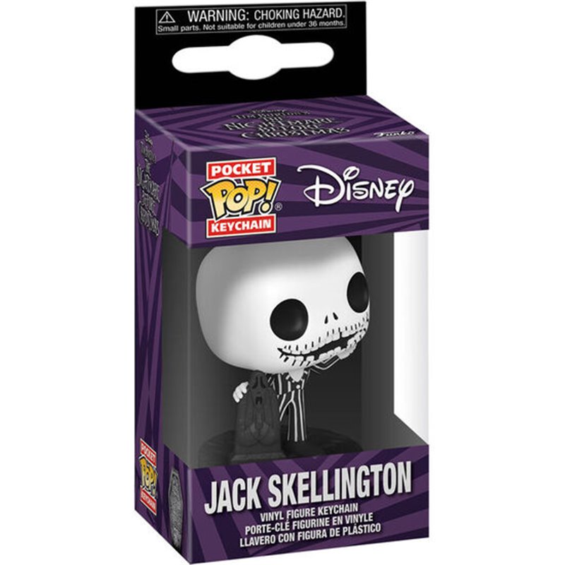 LLAVERO POCKET POP DISNEY PESADILLA ANTES DE NAVIDAD 30TH ANNIVERSARY JACK SKELLINGTON - Teknashop Ltd