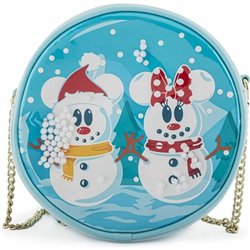 BOLSO MICKEY MINNIE SNOWMAN DISNEY LOUNGEFLY - Teknashop Ltd