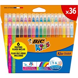 EST.36 ROTULADOR BIC KIDS SUPER LAVABLE - Teknashop Ltd