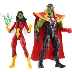 FIGURAS SKRULL QUEEN & SUPER SKRULL BEYOND EARTH MIGHTIEST LOS VENGADORES AVENGERS MARVEL 15CM - Teknashop Ltd