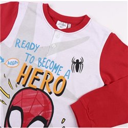 PIJAMA LARGO SINGLE JERSEY ALGODÓN SPIDERMAN ROJO - Teknashop Ltd